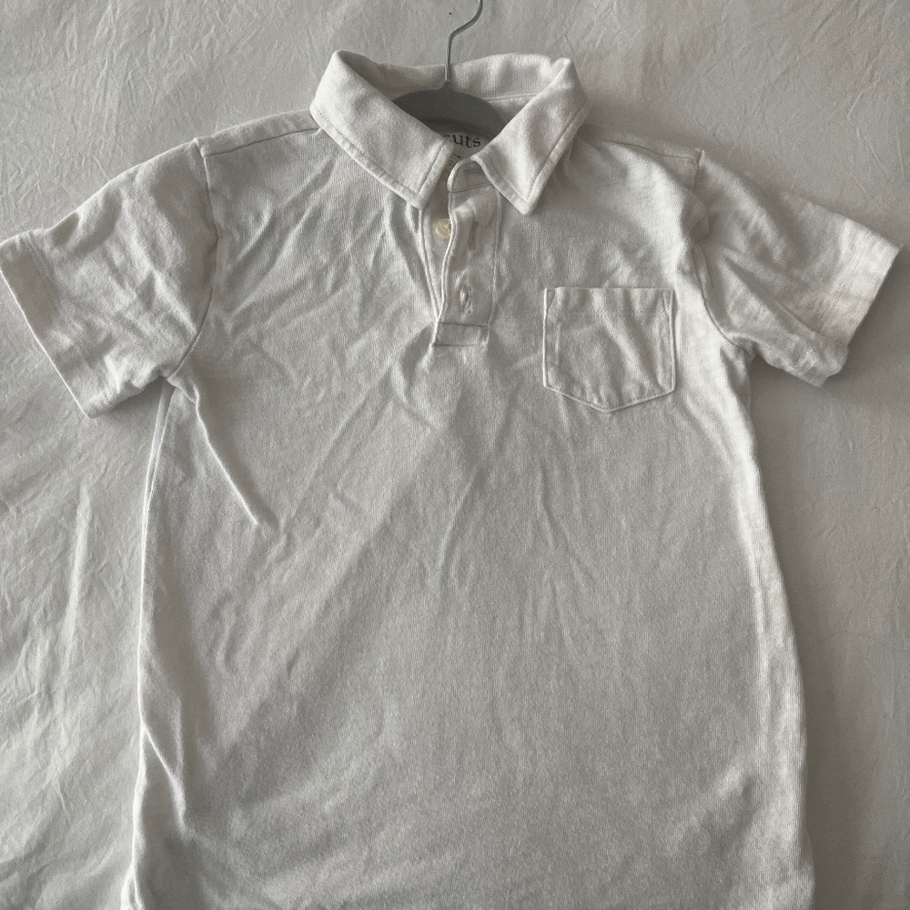 Crew Cuts White Polo